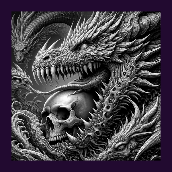 Dragon With A Skull Hd