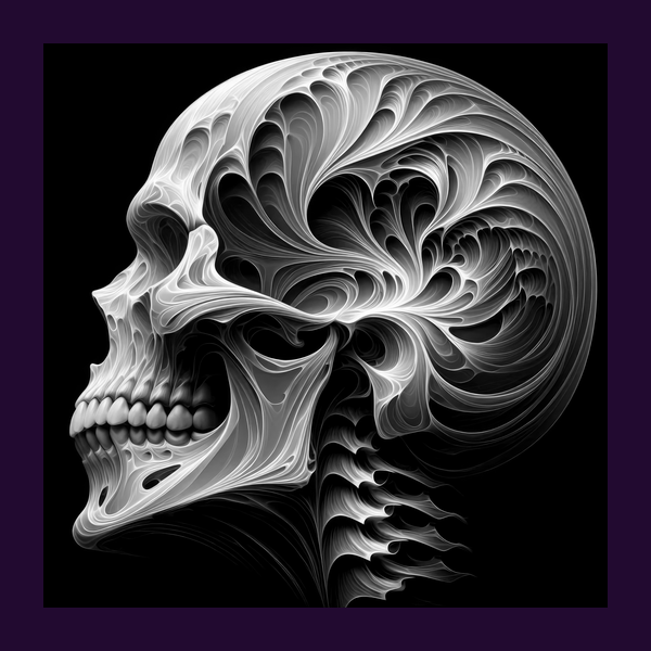 HD Image Fractal Bones Two
